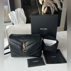 YSL Loulou Toy Strap Quilted Leather Bag